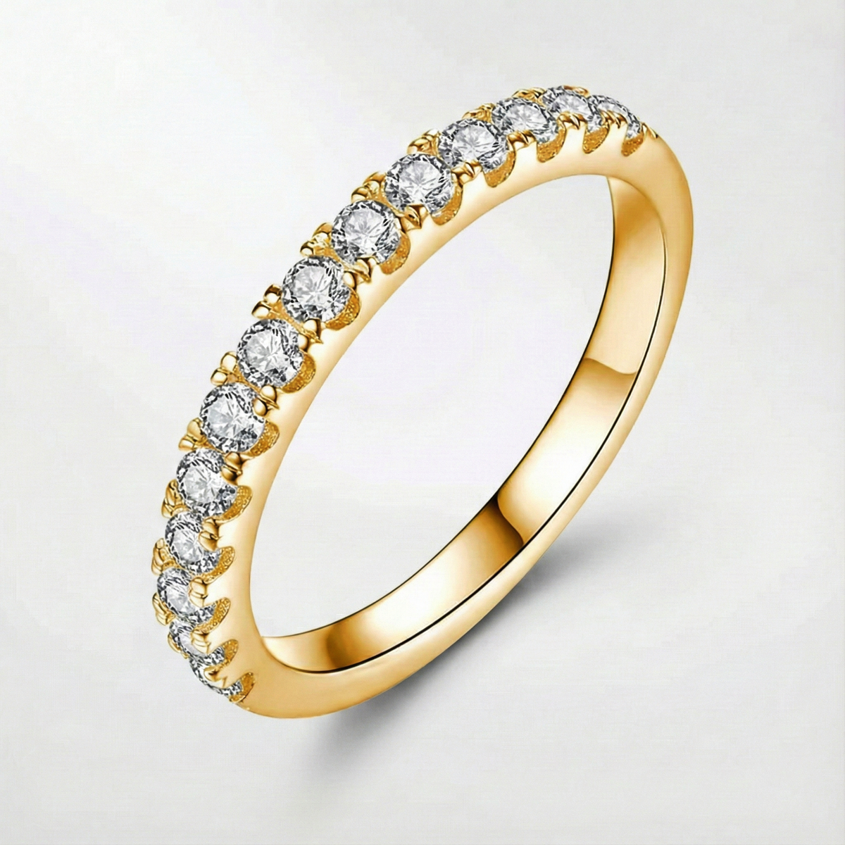 Anillo de moissanita