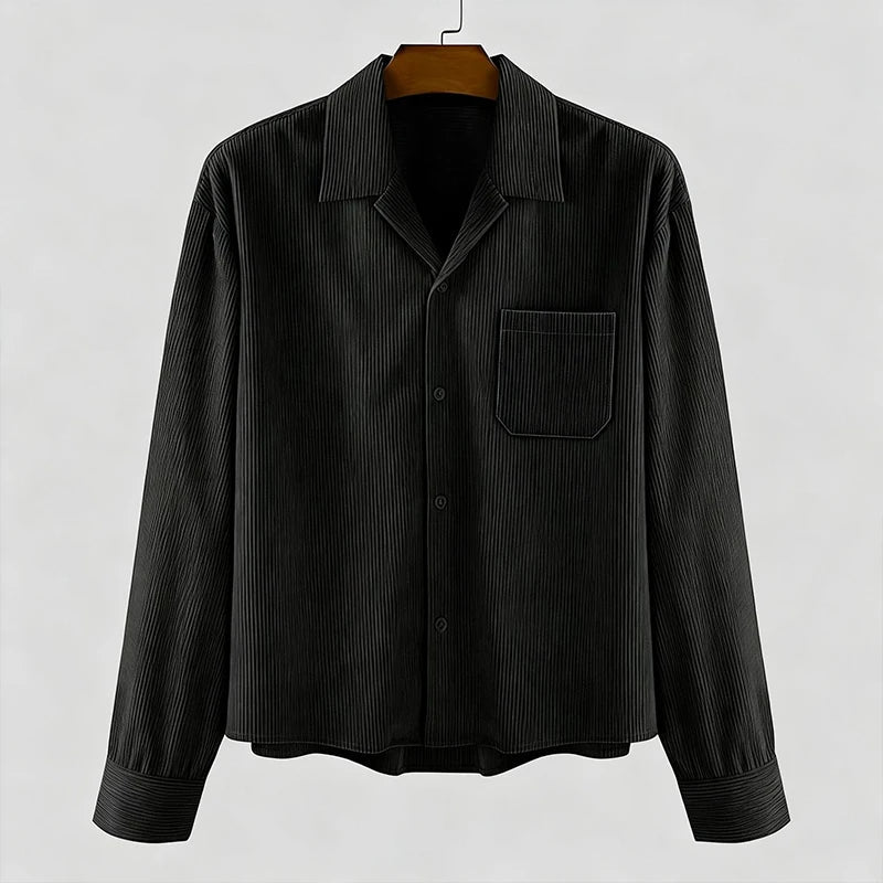 Camisa larga de pana