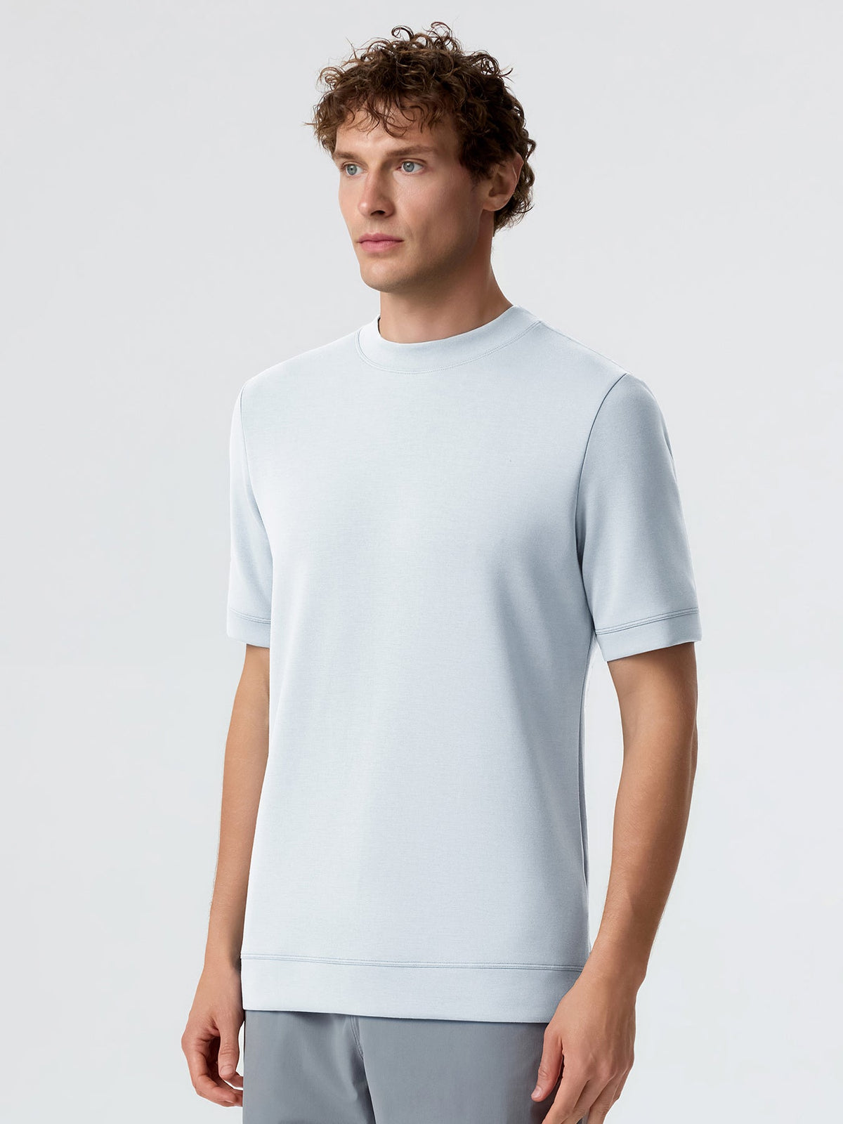 Leonardo Camiseta de manga corta de mezcla modal: corte entallado
