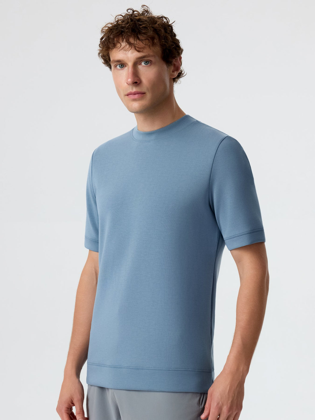 Leonardo Camiseta de manga corta de mezcla modal: corte entallado