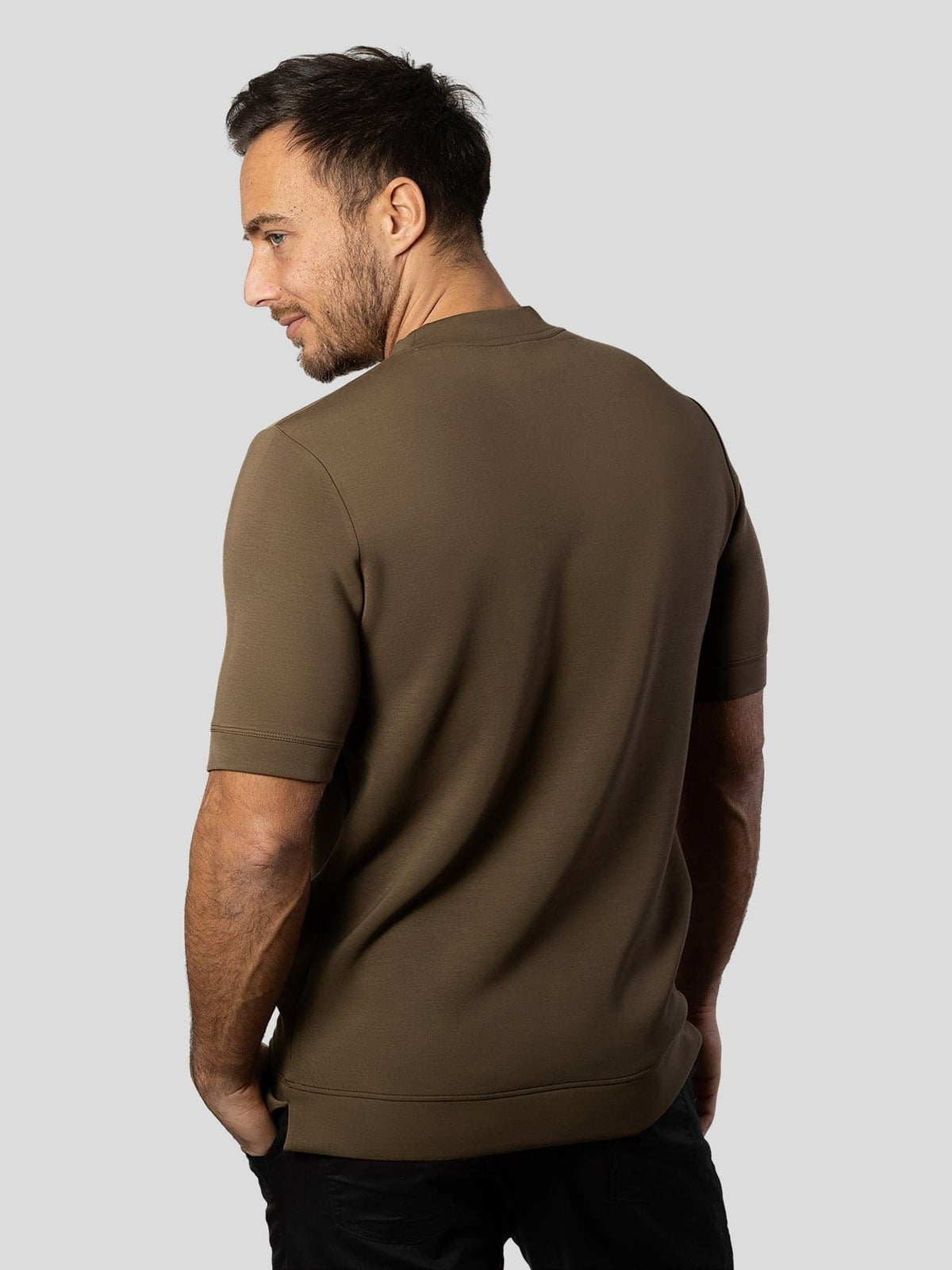 Leonardo Camiseta de manga corta de mezcla modal: corte entallado