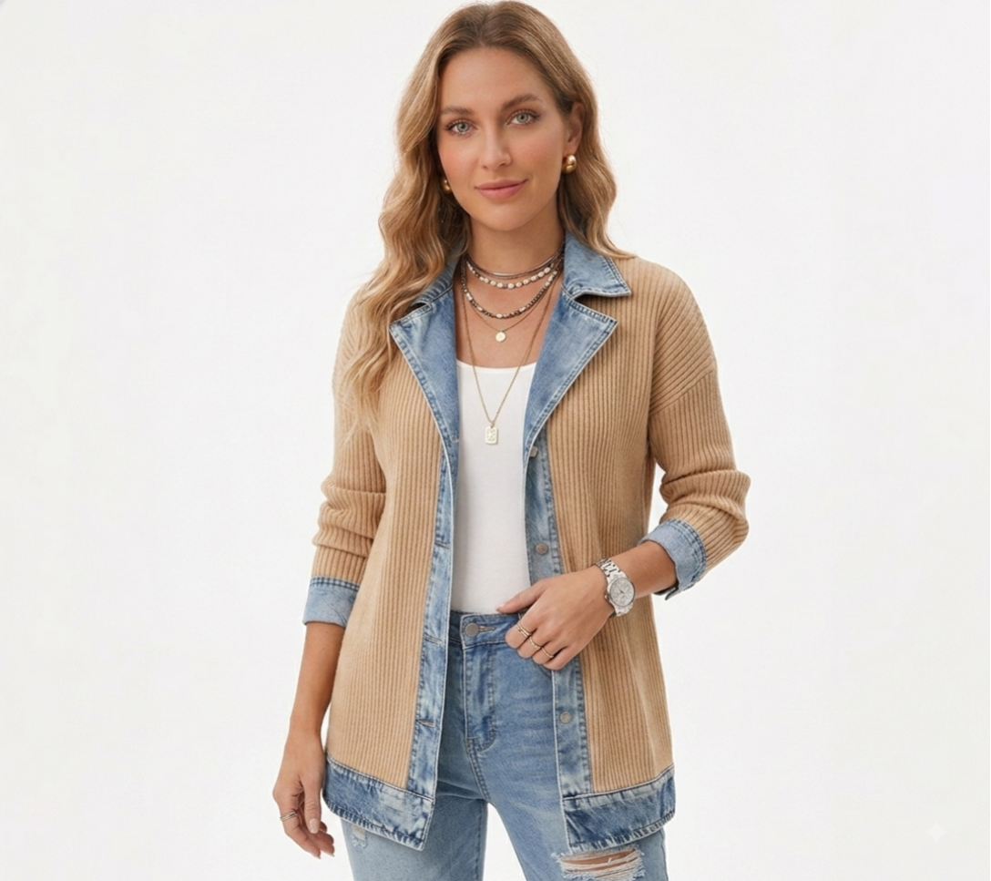 Noelia Chaqueta elegante con capas