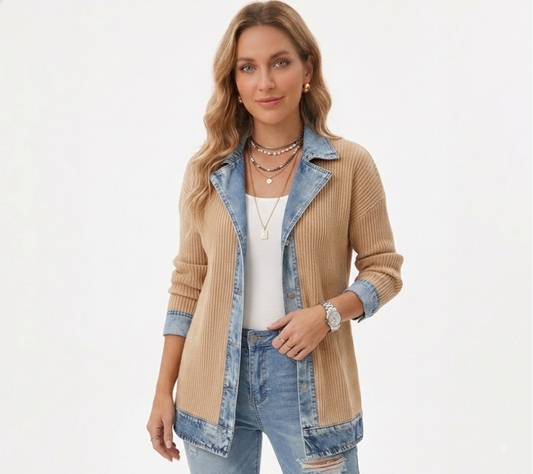 Noelia Chaqueta elegante con capas