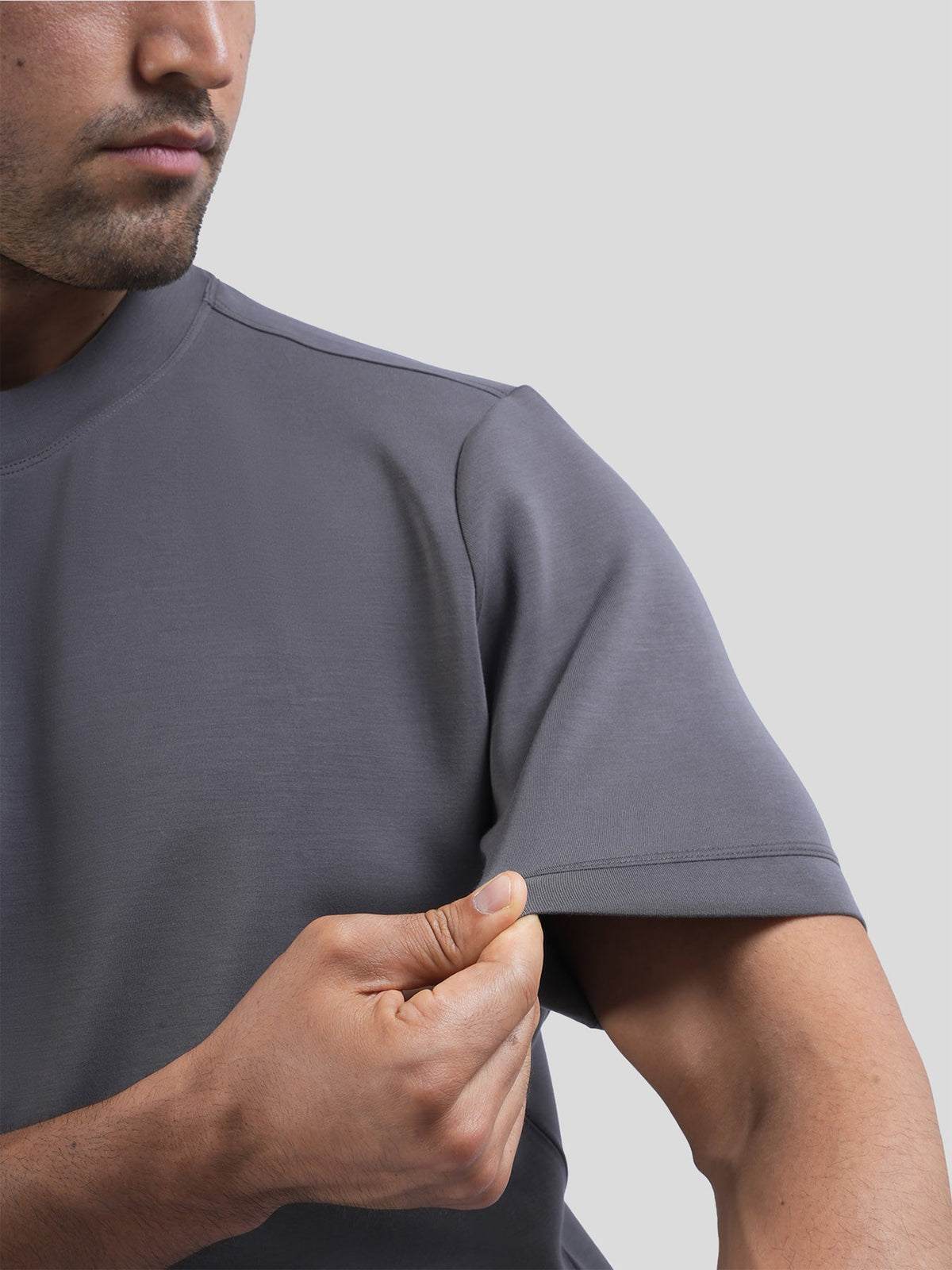 Leonardo Camiseta de manga corta de mezcla modal: corte entallado