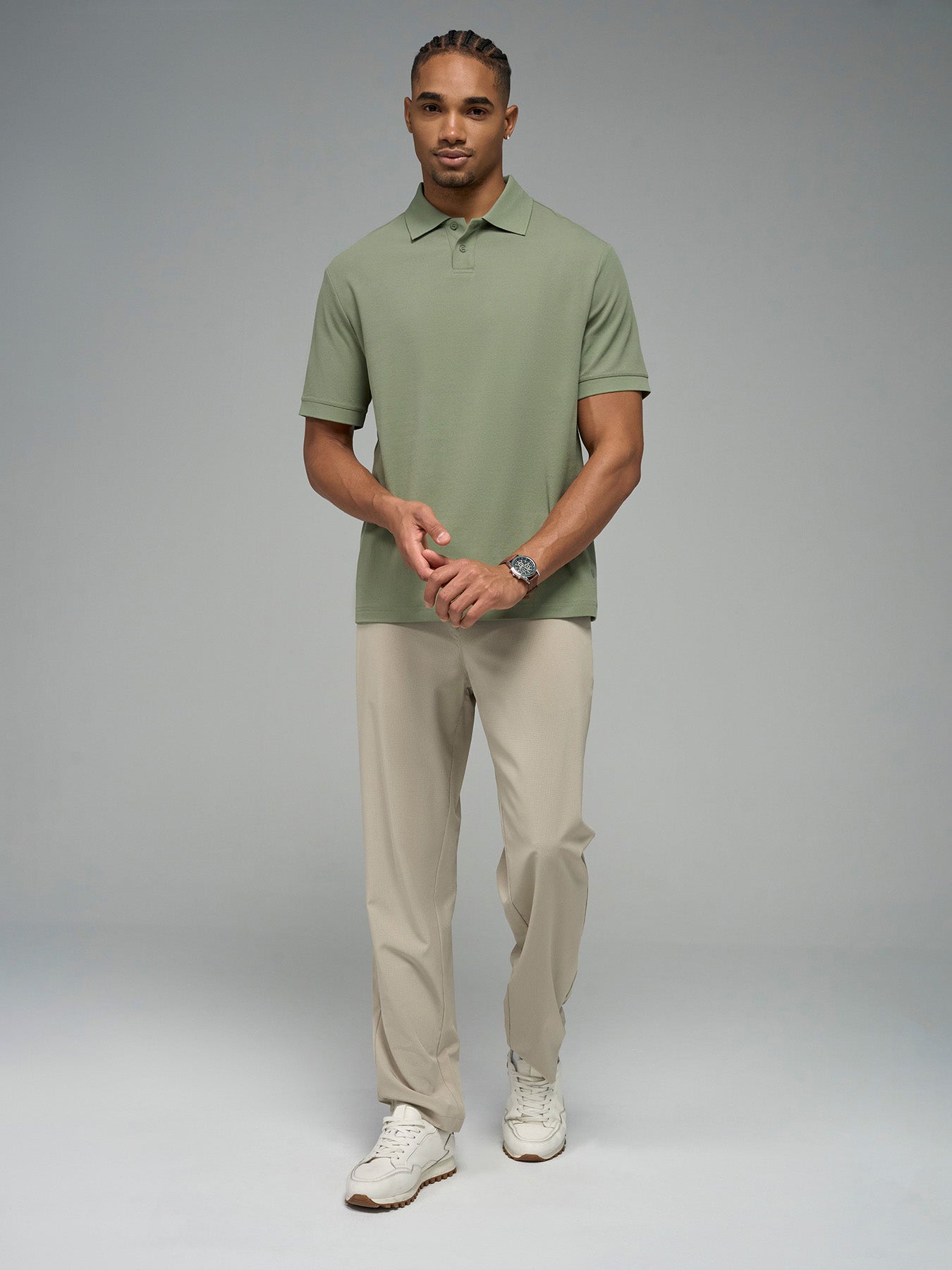 Aron polo de mezcla de algodón para el fin de semana
