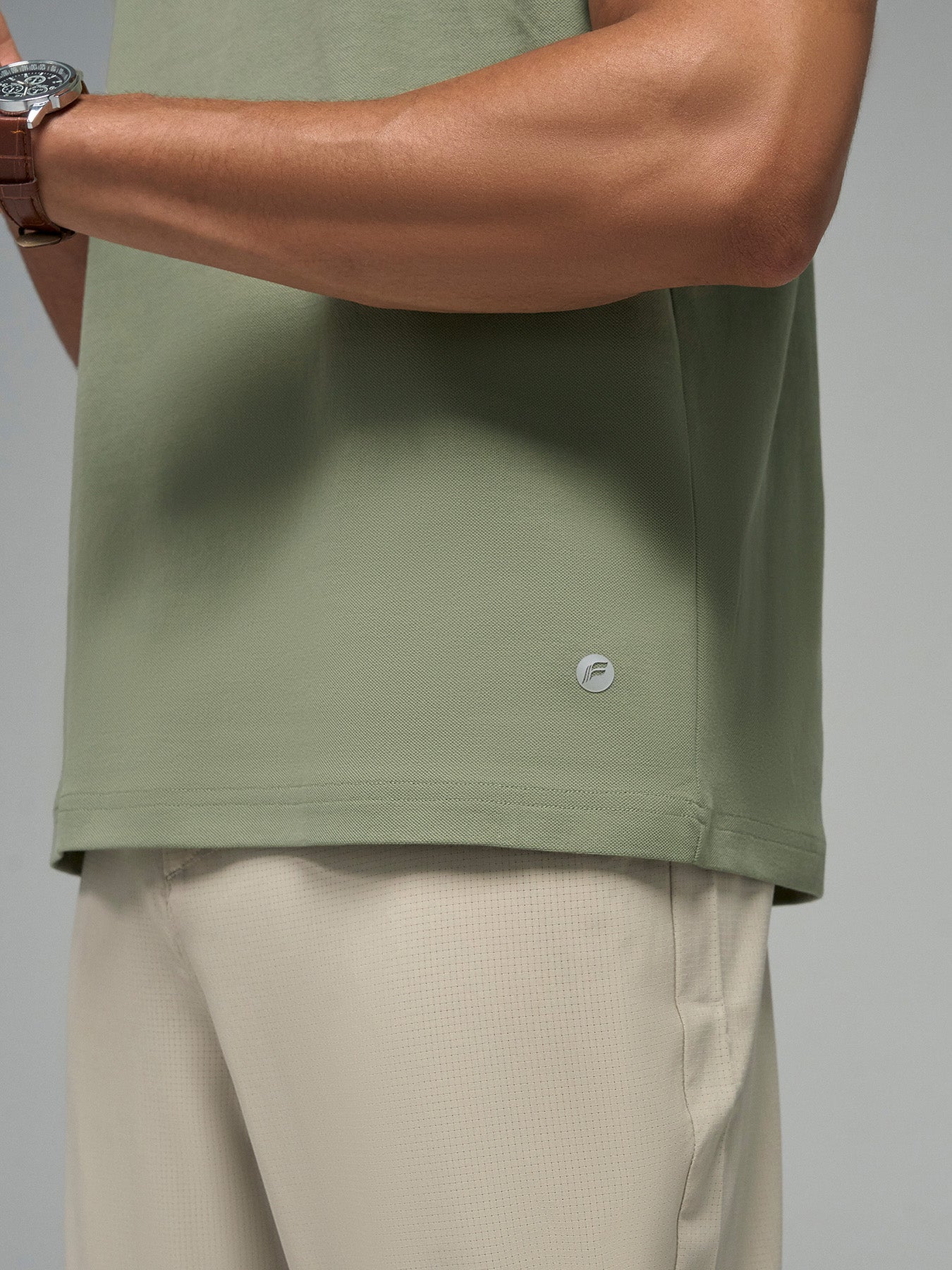 Aron polo de mezcla de algodón para el fin de semana