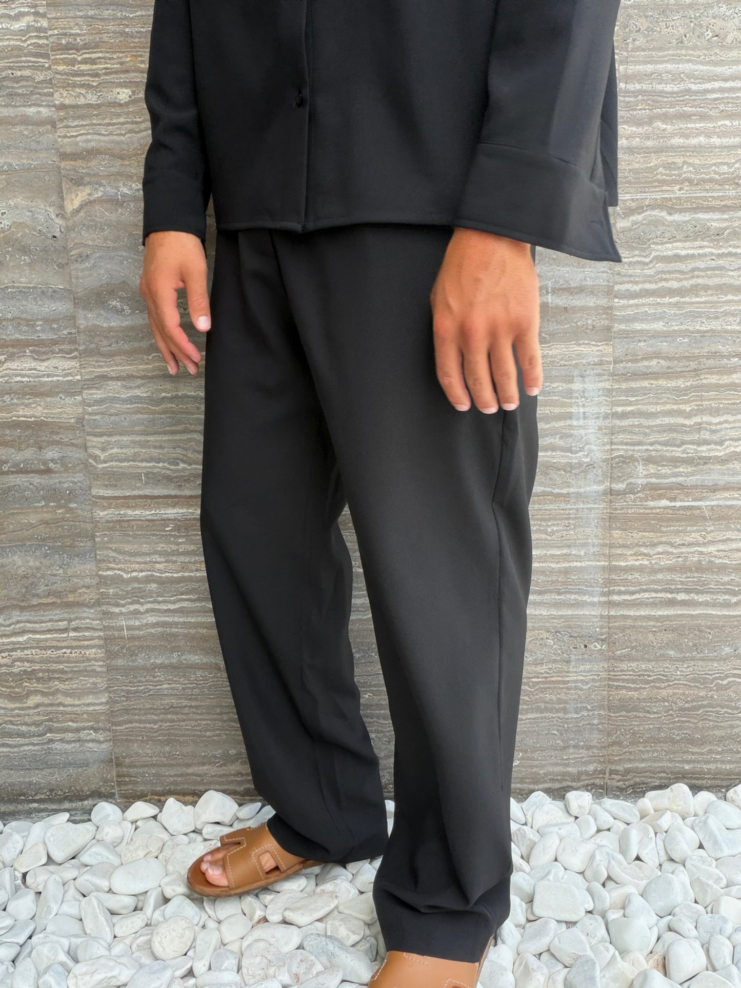 Erik pantalones milos negros
