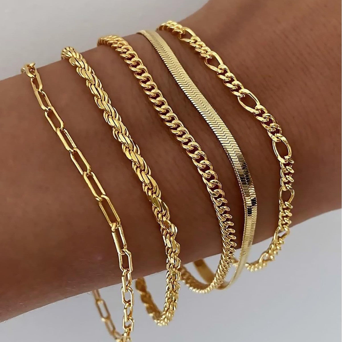 Luna Conjunto de pulseras, Dorado