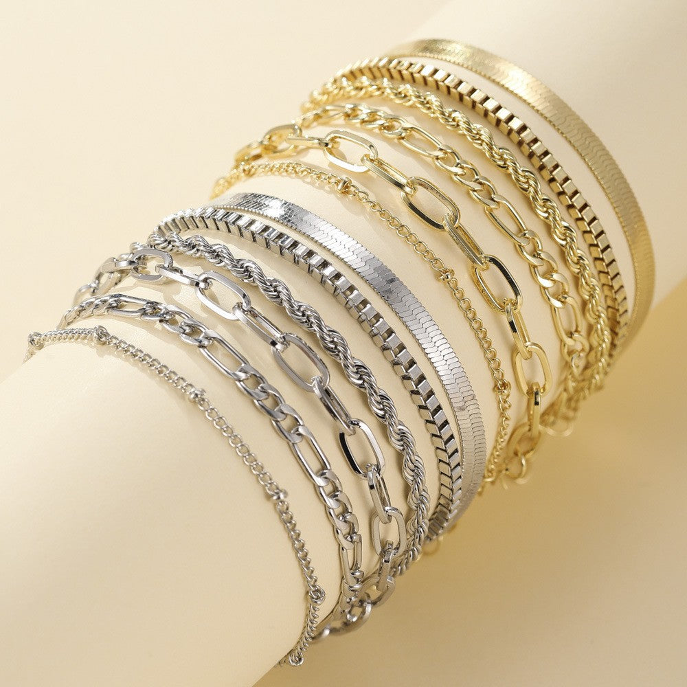 Luna Conjunto de pulseras, Dorado