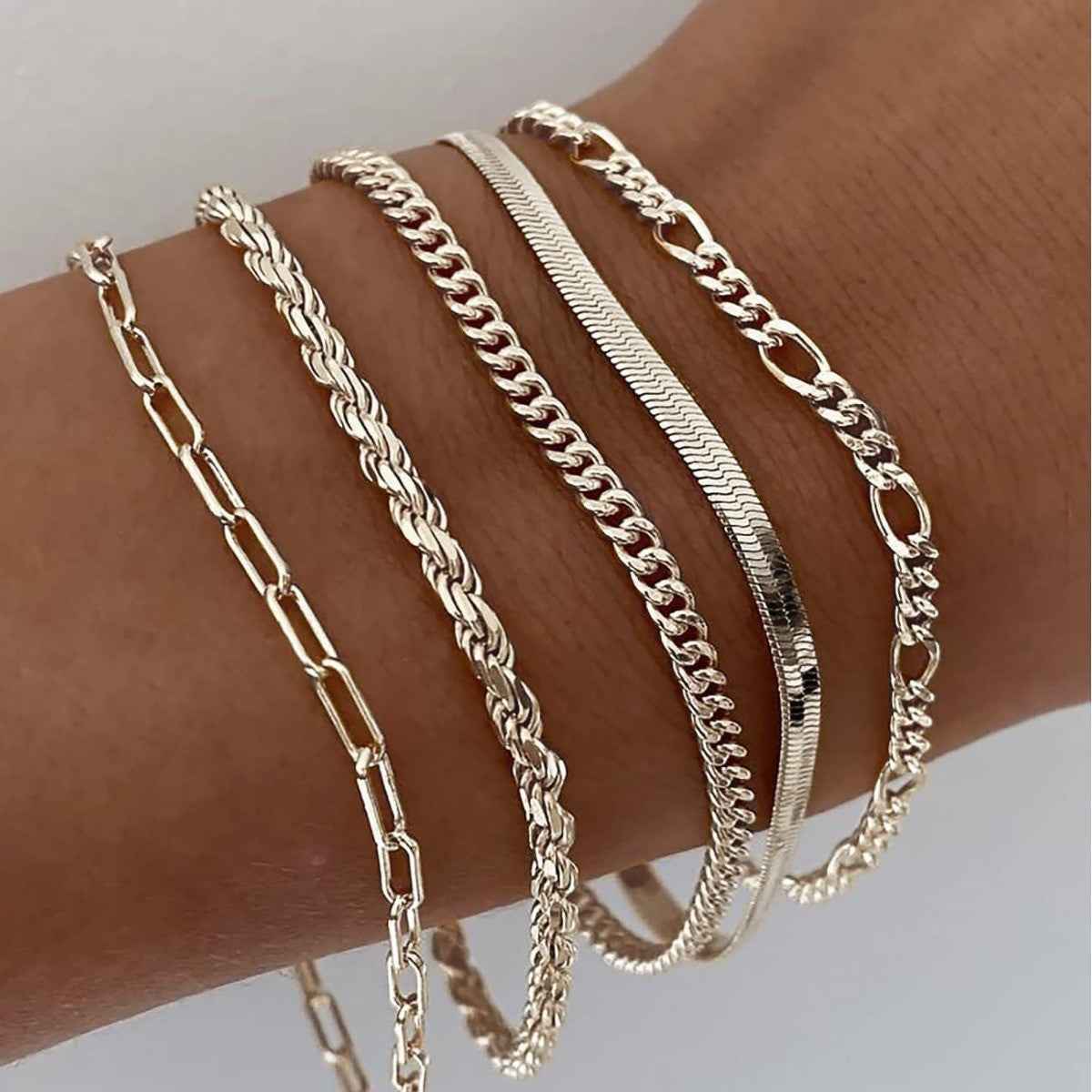 Luna Conjunto de pulseras, Dorado