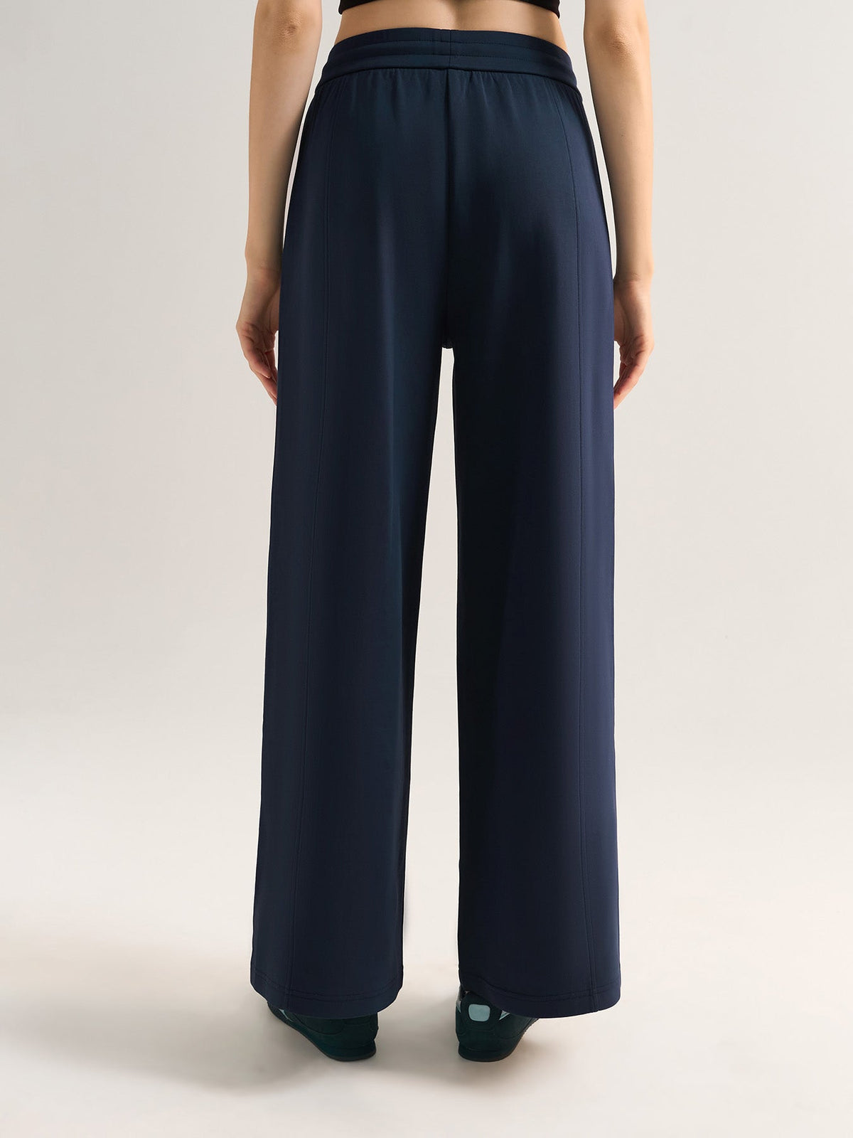 Julieta Pantalones de mezcla de algodón y corte ancho