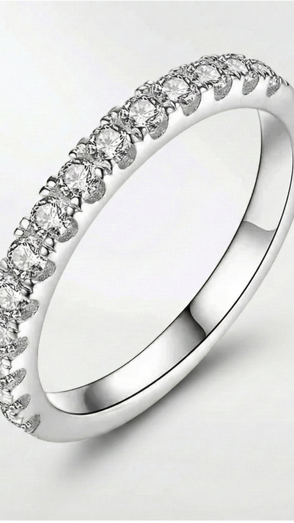 Anillo de moissanita