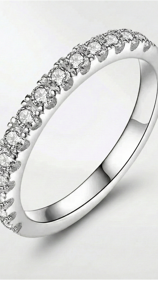 Anillo de moissanita